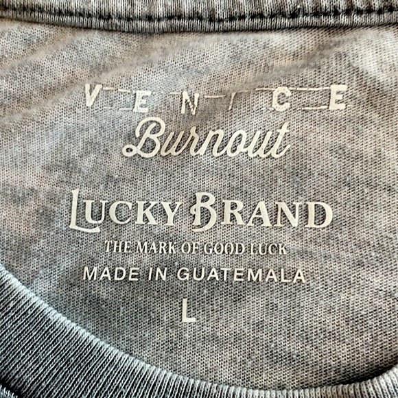 Lucky Brand Mens Graphic Tee, Sz L - Picture 2 of 3
